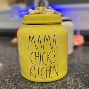 Rae Dunn Yellow MAMA CHICK’S KITCHEN RARE! HTF
